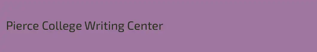 Pierce College Writing Center